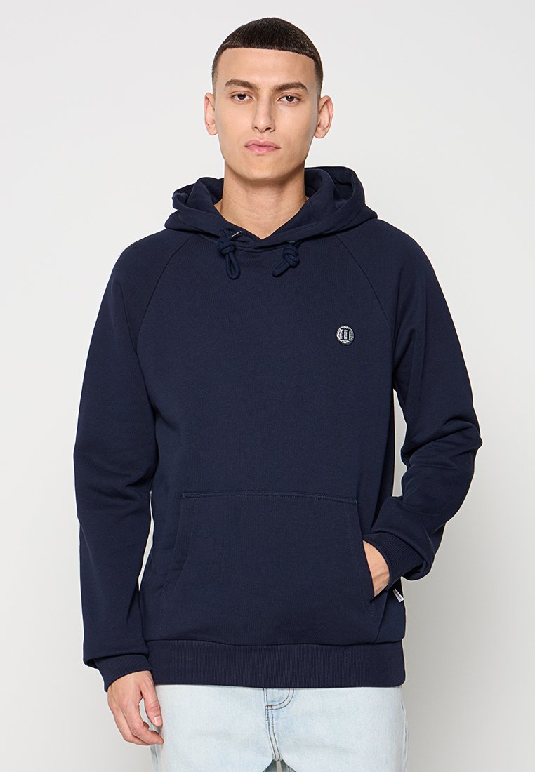 Les Deux Hoodie donkerblauw Les Deux Hoodie donkerblauw