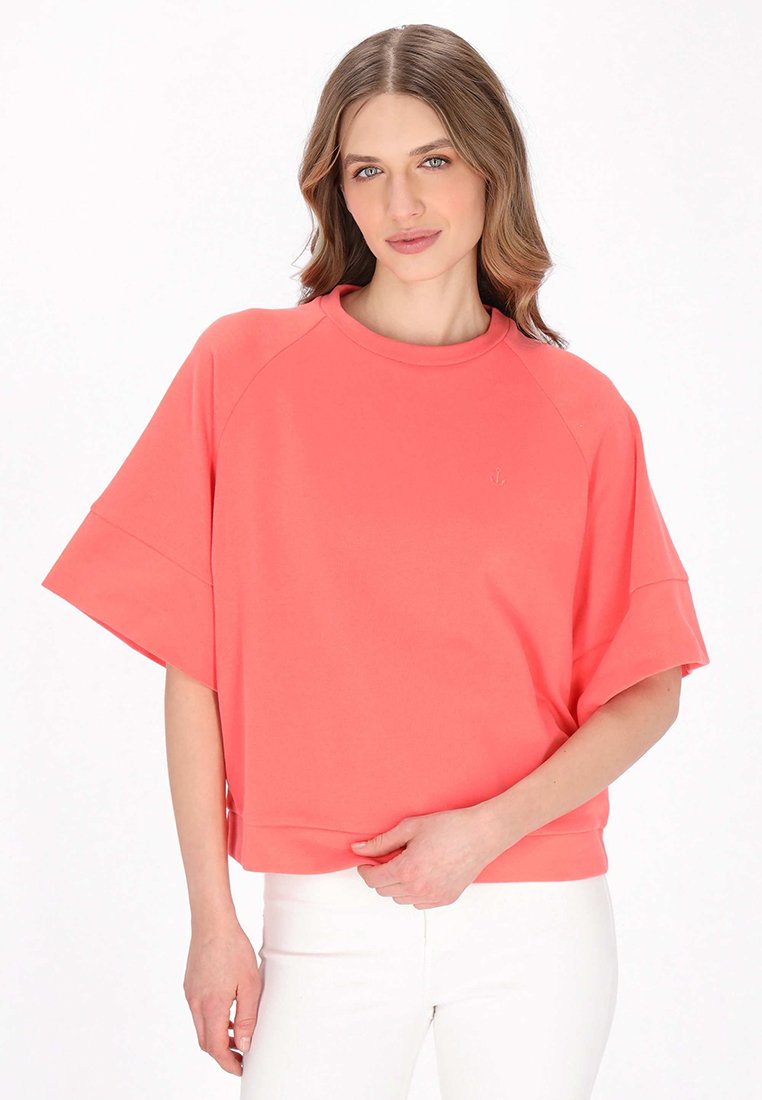 dreimaster Sweater koraalrood