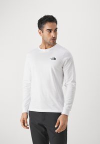 The North Face - EASY TEE - Longsleeve - white Miniatuurafbeelding 1