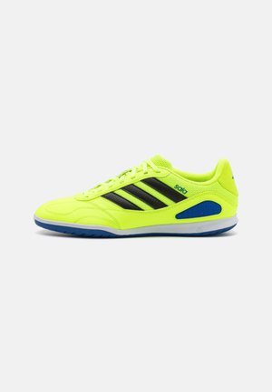 SUPER SALA COMPETITION 3 INDOOR - Terem futballcipők - lucid lemon/core black/footwear white