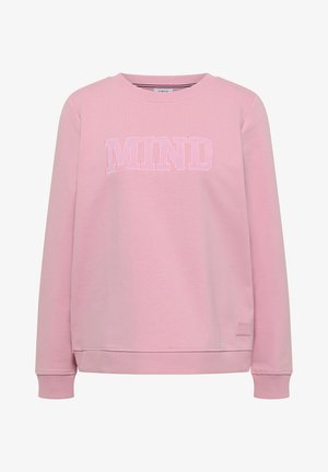 Cecil, SWEATSHIRT MIT RUNDHALS UND ARTWORK - Sweatshirt - mellow rose