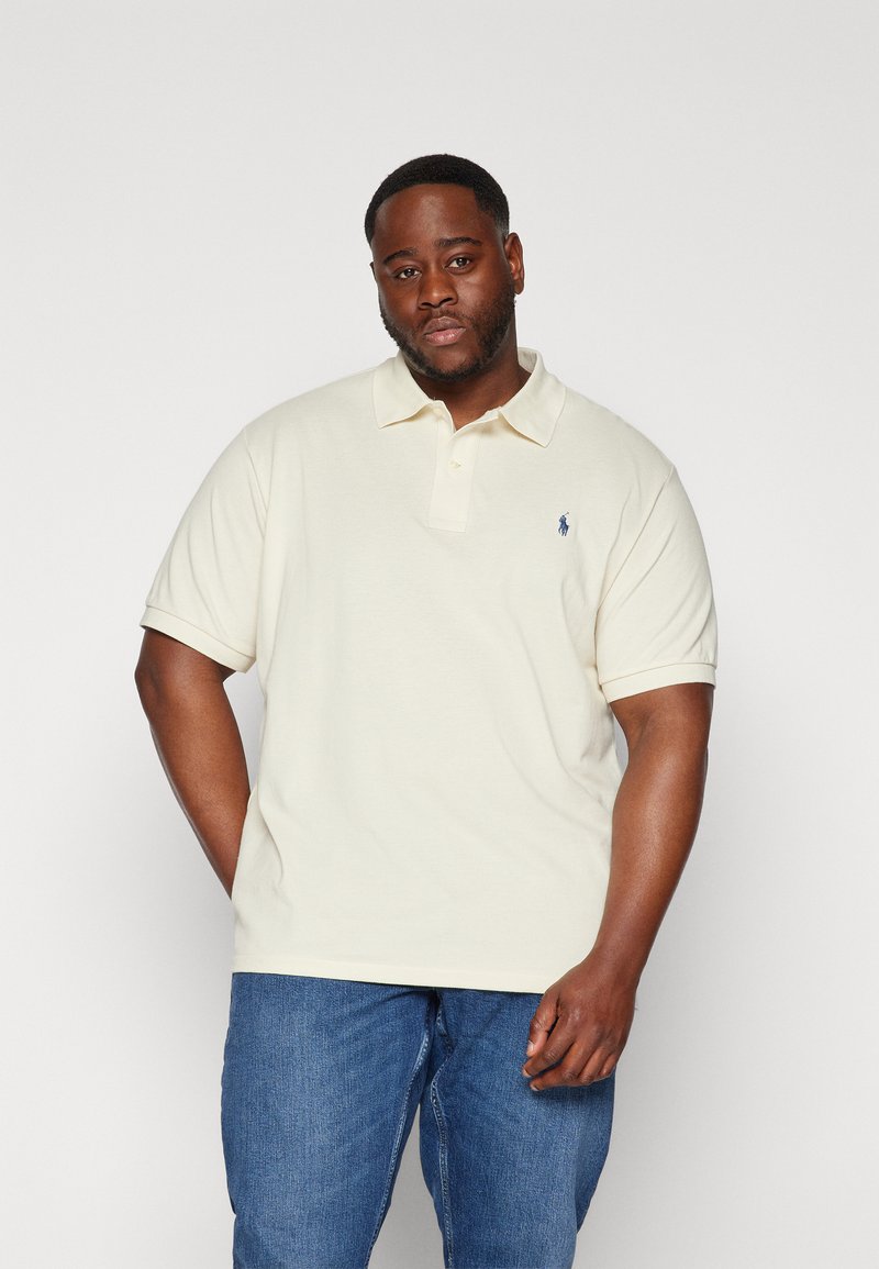 Polo Ralph Lauren Big & Tall THE ICONIC MESH POLO SHIRT - Polo majica - herbal milk