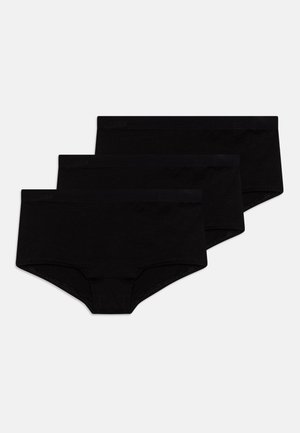 Lindex BRIEF HIPSTER SOLID 3 PACK - Kratke gaće - black