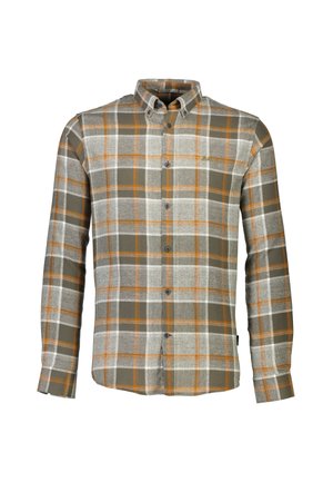 Lindbergh CHECKED - Vapaa-ajan kauluspaita - dk army