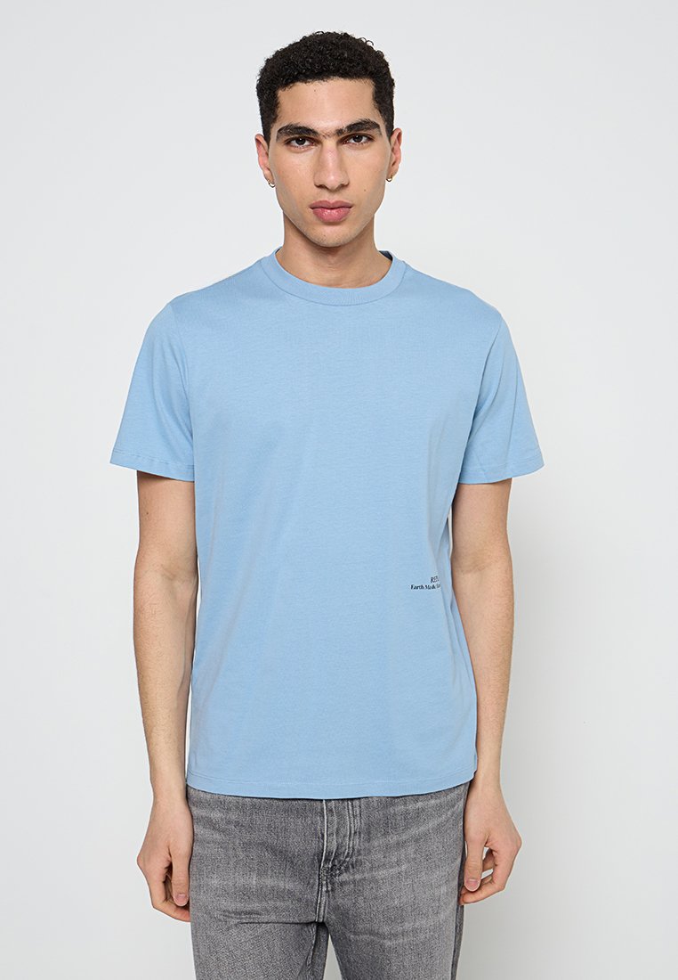 Replay T-shirt basic lichtblauw