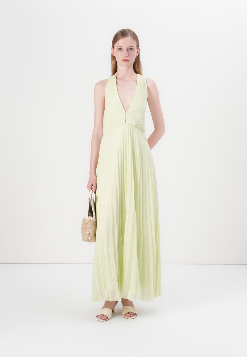 strapless open back dress PLEATS ON PLEATS MAXI main image 1