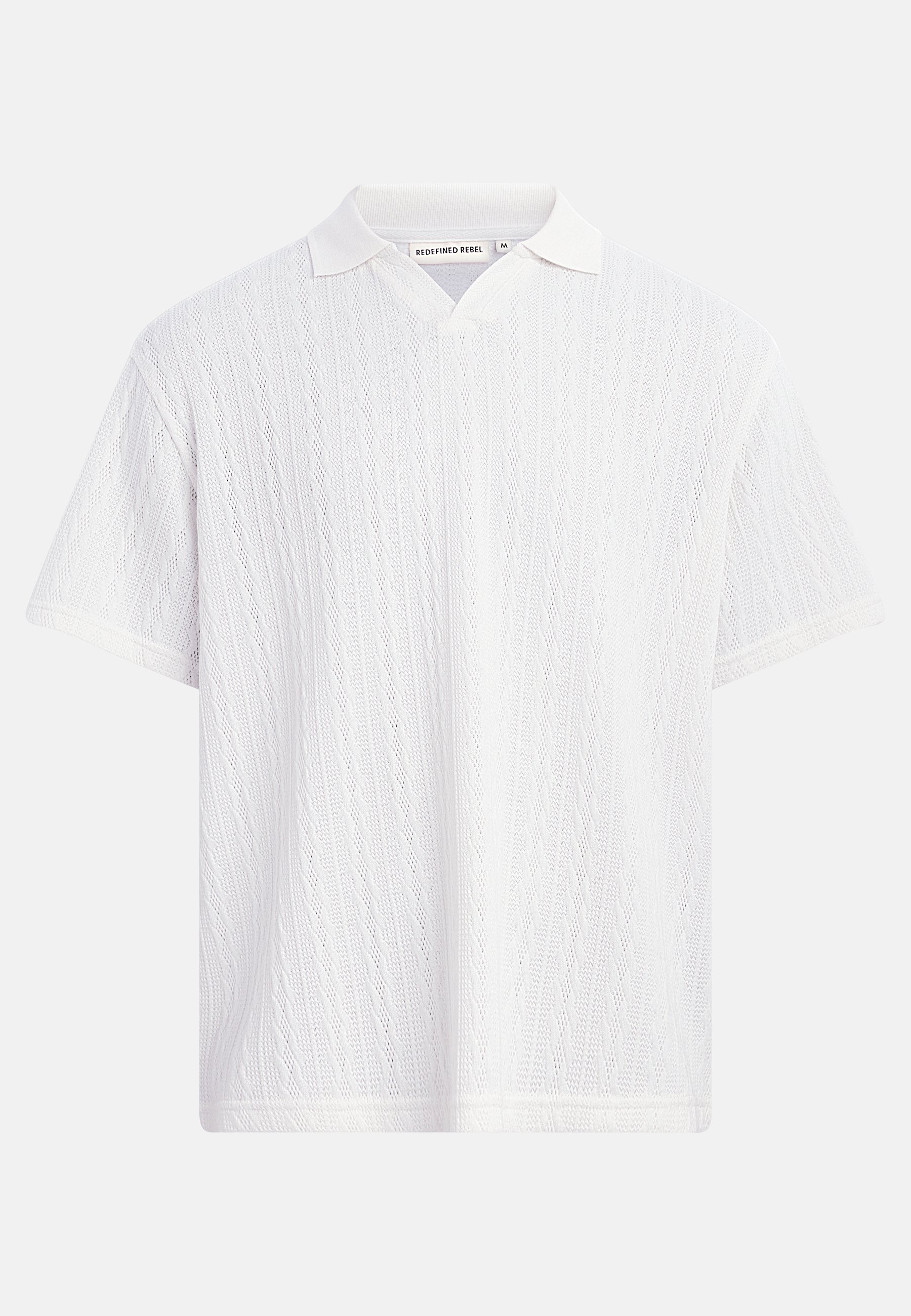 Redefined Rebel MARCUS TEE REGULAR FIT - Polo shirt - pristine/off