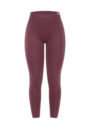 Smilodox, LEGGINGS VONDA SCRUNCH - Tights - dunkellila