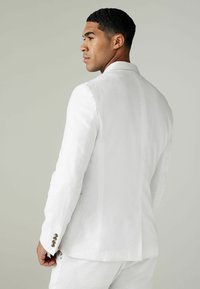 Next SLIM FIT LINEN BLEND TWO BUTTON - Sakko - white
