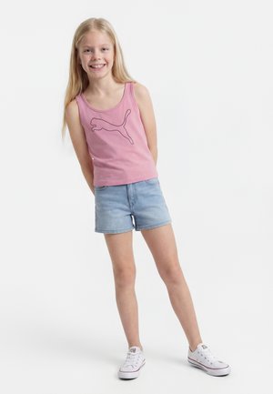 Puma LOGO TANK - Viršus - poised pink