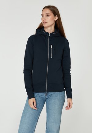 W GALE ZIP - Tröja med dragkedja - dark navy