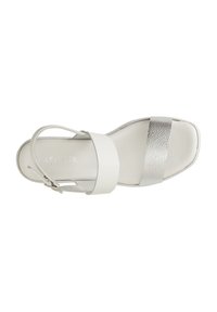 CAFèNOIR Korkeakorkoiset sandaalit - silver white