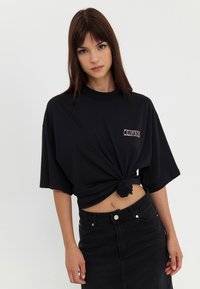 Even&Odd Print T-shirt - black