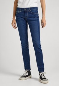 Pepe Jeans - SOHO - Kitsa lõikega teksad - blue denim Väikepilt 1