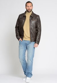 Mustang Skinnjacka - dark brown