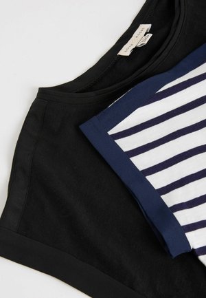 Love & Roses, REGULAR FIT - CREW NECK T-SHIRT 2 PACK - T-paita - x stripe and black