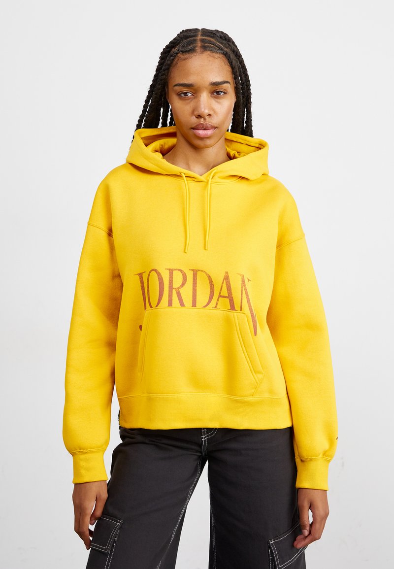 Jordan - Sportinis megztinis - yellow ochre/dusty peach, Padidinti