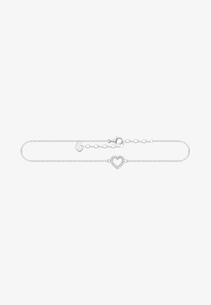 THOMAS SABO FUSSKETTE HERZ - Armband - silber