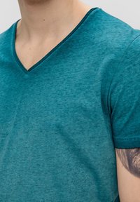 QS T-shirt basic - petrol