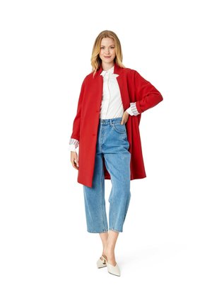 EMMA - Classic coat - pompeian red