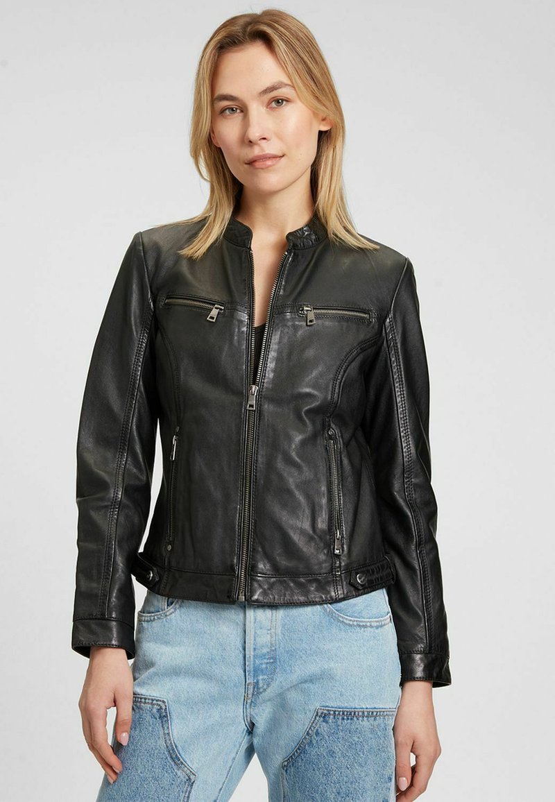 Mauritius MWJANKA - Lederjacke - black