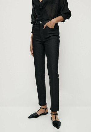 Massimo Dutti Spodnie materiałowe - black