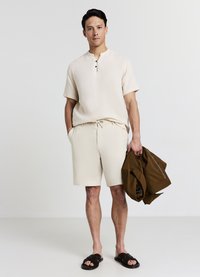 Calliope BOTTONCINI GOFFRATO - T-shirt basic - sabbia