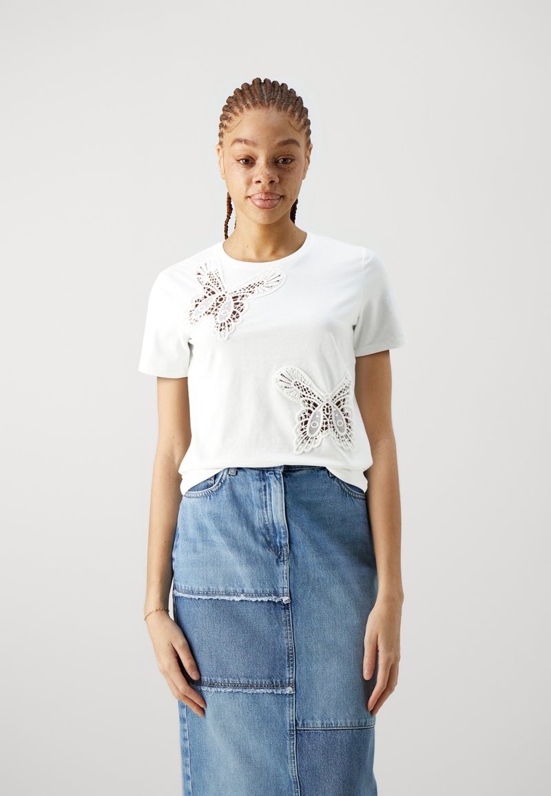 ONLY ONLFLY - Tricou cu imprimeu - cloud dancer
