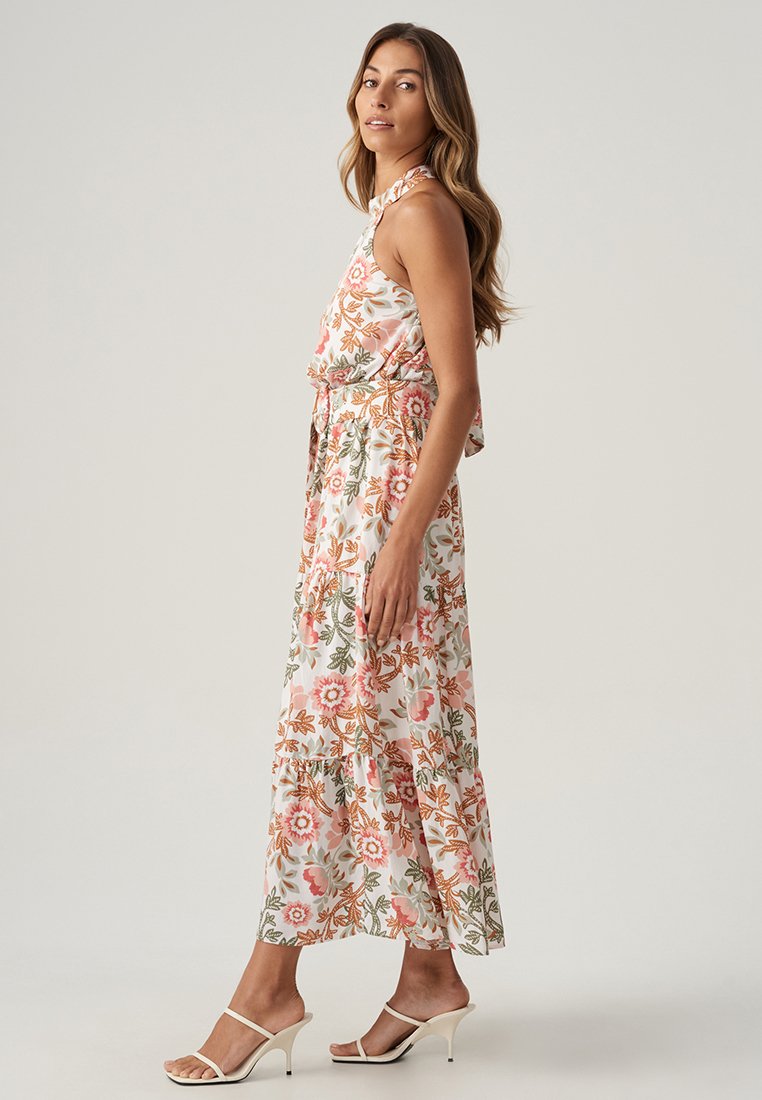 pastel flowy maxi dress YUMAYA MAXI IN PASTEL REEF | CULT MIA