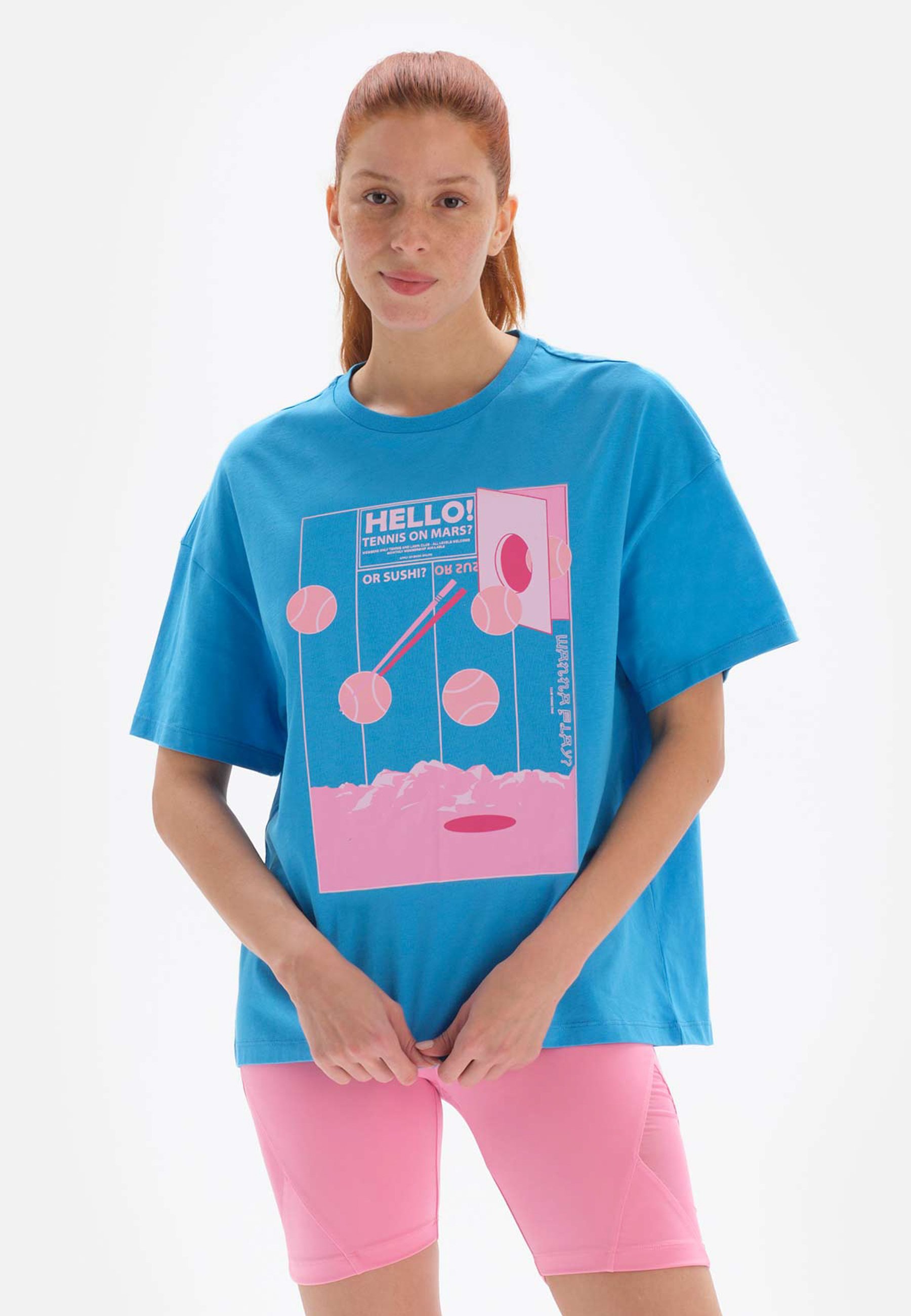Dagi Damen Brazilian Unterwäsche – Blau, Gestrickt, Mit Spitze, Regular Waist, Aus Der Retro Lotus Kollektion