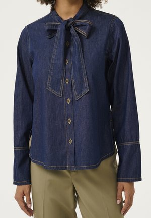 Hemdbluse - dark-blue denim