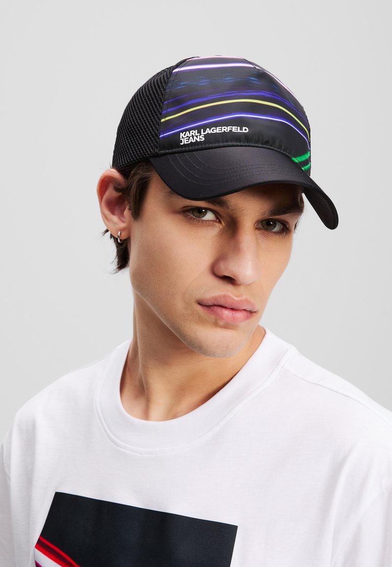 Karl Lagerfeld Jeans KARL LAGERFELD JEANS - Šiltovka - black
