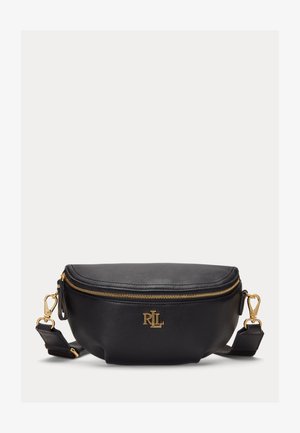 Lauren Ralph Lauren LEATHER MARCY BELT BAG - Gürteltasche - black