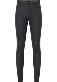 Sorte termoleggings lavet af blødt stof, med en tætsiddende pasform, glat tekstur og en elastisk talje med logo-detalje.