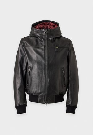 Blauer, ADLER - Veste en cuir - crow grey
