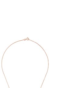 Roséguldhalsband med en delikat kedja med små runda länkar, låsning och en slät yta, designat för en minimalistisk look.