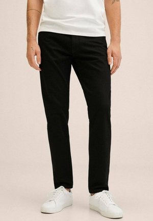 BOB - Traperice ravnih nogavica - black denim