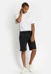 Denim Project SLOUCHY - Jeansshorts -  black washed