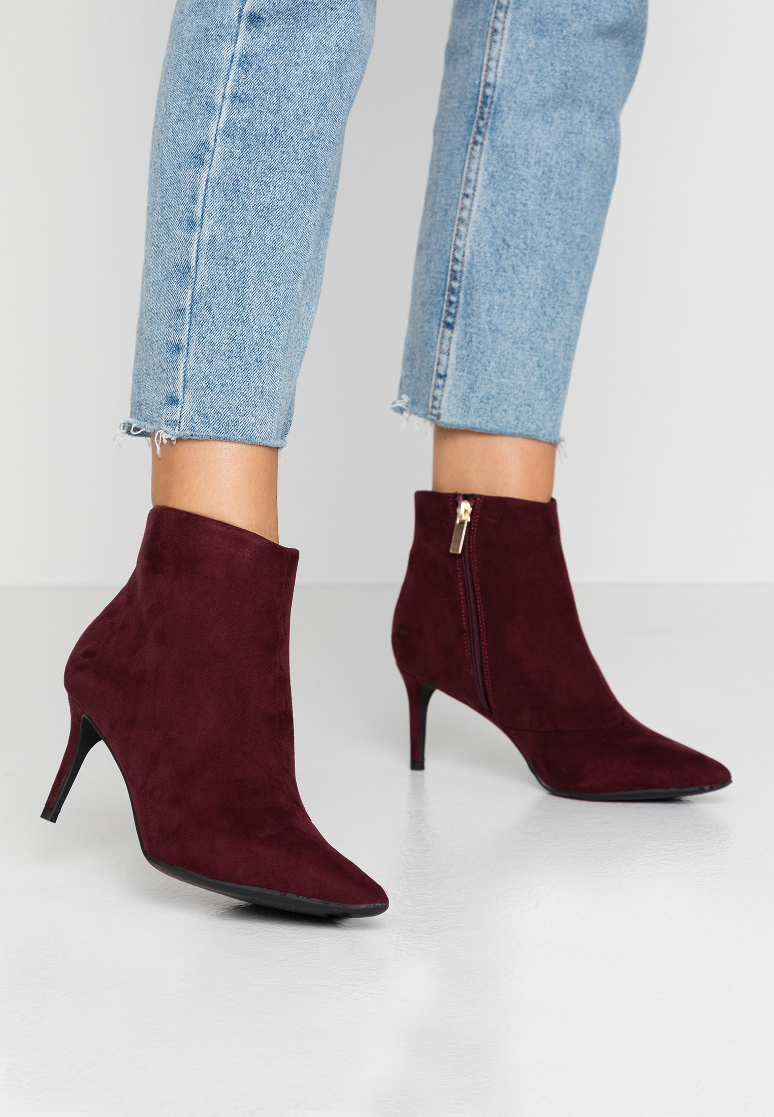 dorothy perkins burgundy boots