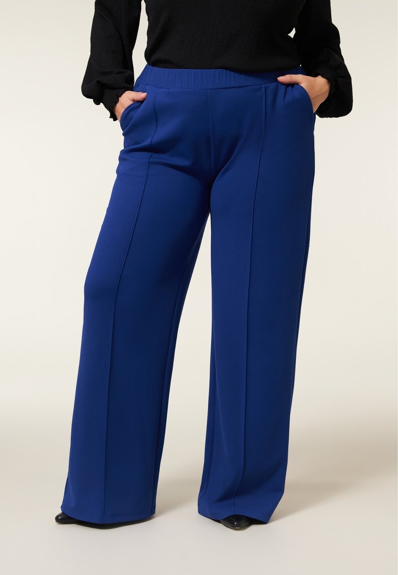 Miss Etam MIA WIDE LEG - Broek - blue