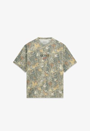 Guess, - T-shirt z nadrukiem