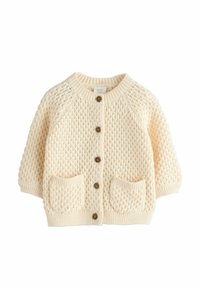 Next - REGULAR FIT - Chaqueta de punto - ecru knitted Imagen en miniatura 1