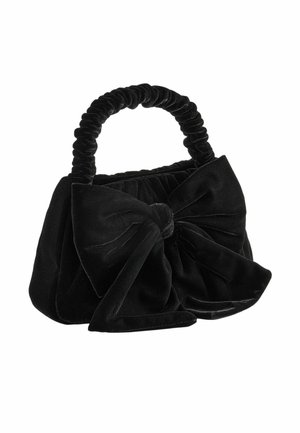 Next, VELVET BOW HAND HELD BAG - Käekott - black