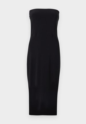 Norma Kamali STRAPLESS - Jersey dress - black