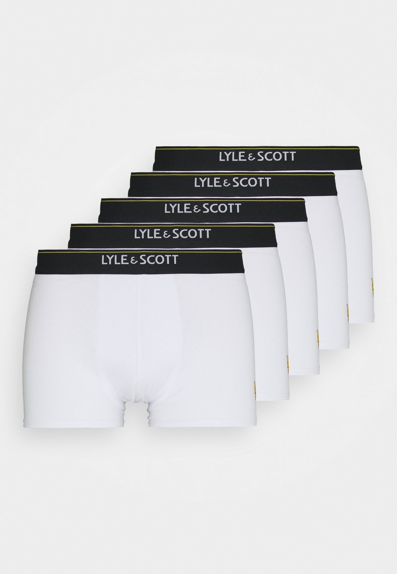 Herren Unterhosen | Lyle & Scott JACKSON 5 PACK Panties bright white/weiß - RV82541 Herren Unterhosen | Lyle & Scott JACKSON 5 PACK Panties bright white/weiß - RV82541