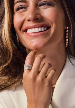 Sif Jakobs Jewellery FELLINE CONCAVO - Ring - gold coloured white