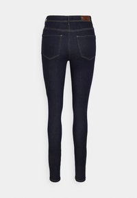 Vero Moda Tall VMTANYA PIPING - Calças de ganga de corte skinny - dark blue denim