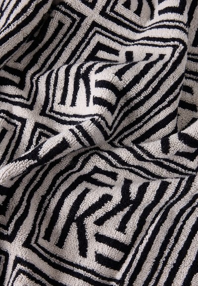 Filippa K MONOGRAM BEACH TOWEL - Telo mare - black/off white/nero ...