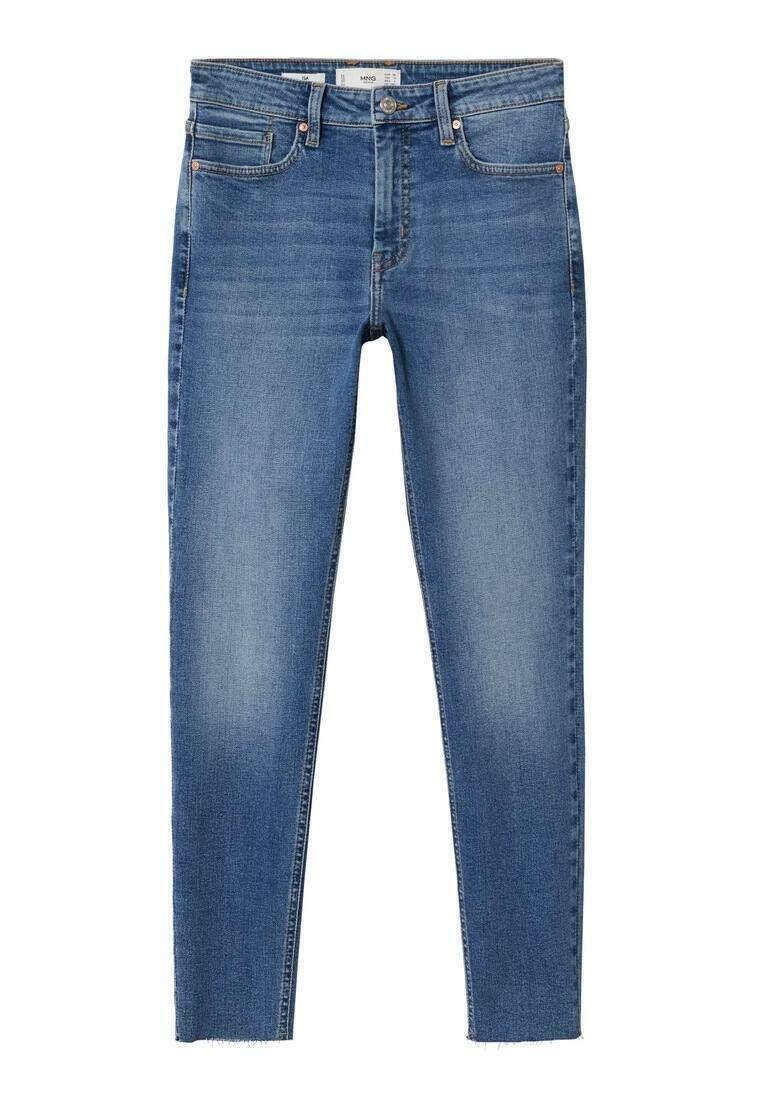 Damen Skinny | Mango ISA Jeans Slim Fit mellemblå/blau - WM70855 Damen Skinny | Mango ISA Jeans Slim Fit mellemblå/blau - WM70855