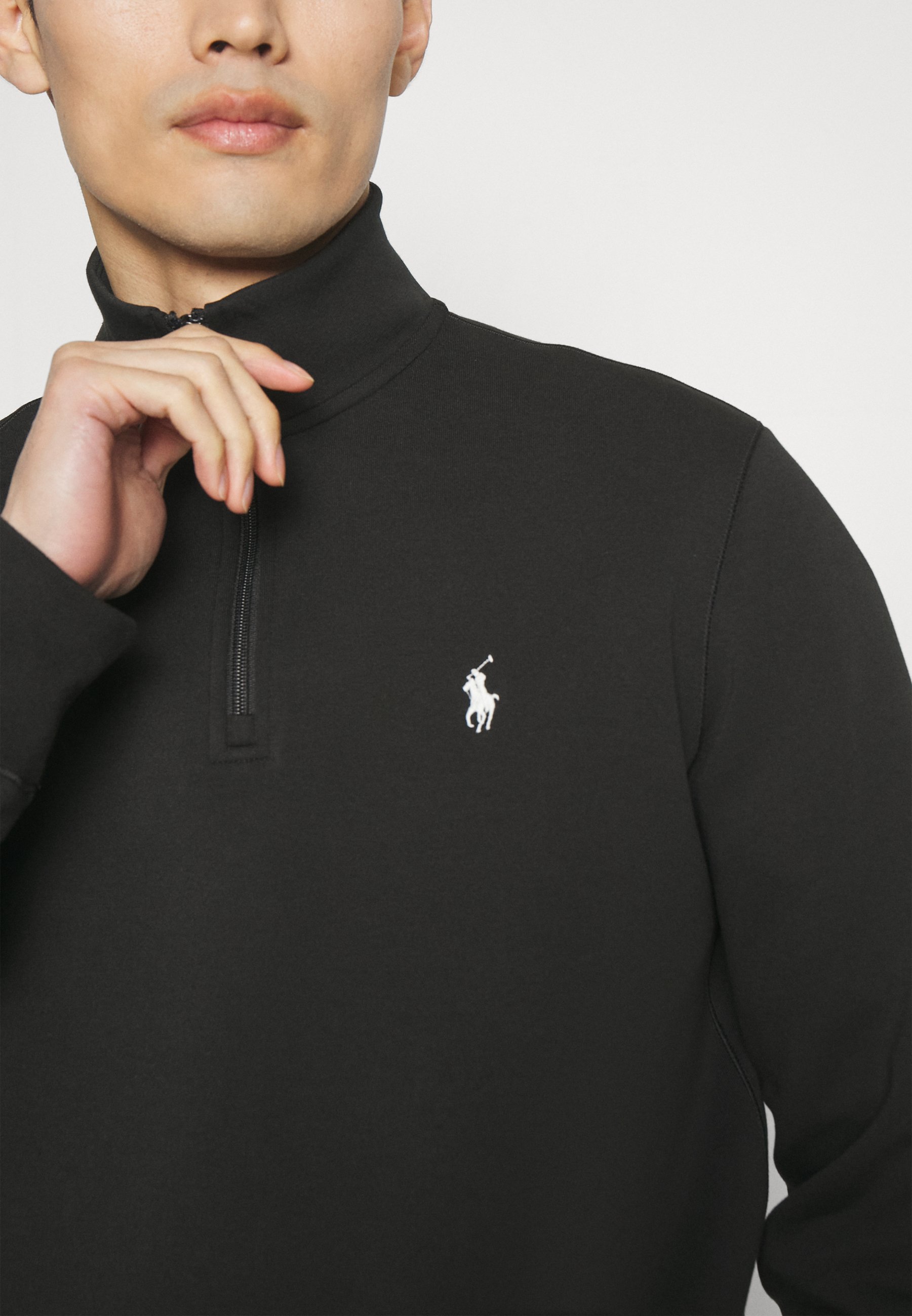 Polo Ralph Lauren DOUBLE KNIT QUARTER ZIP PULLOVER - Sweatshirt